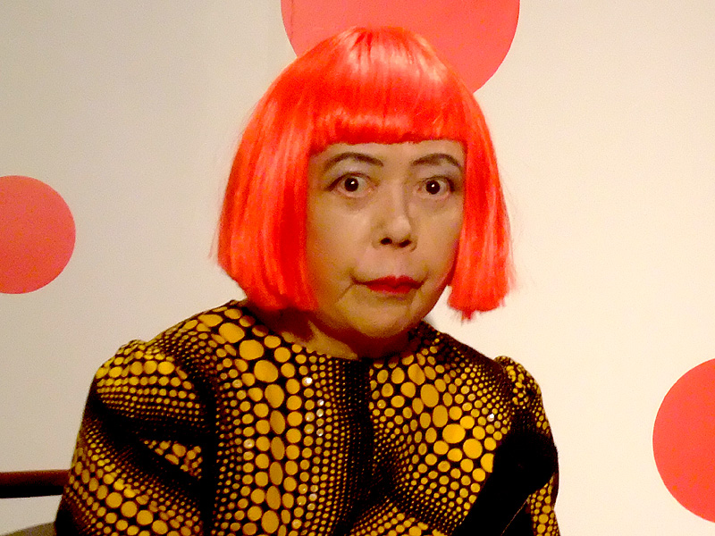 草間彌生氏（2009年撮影）
