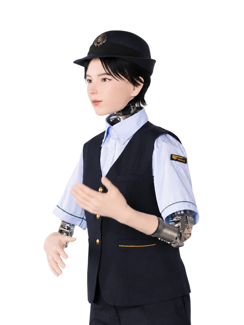 Osaka Metro制服着用のヒューマノイド