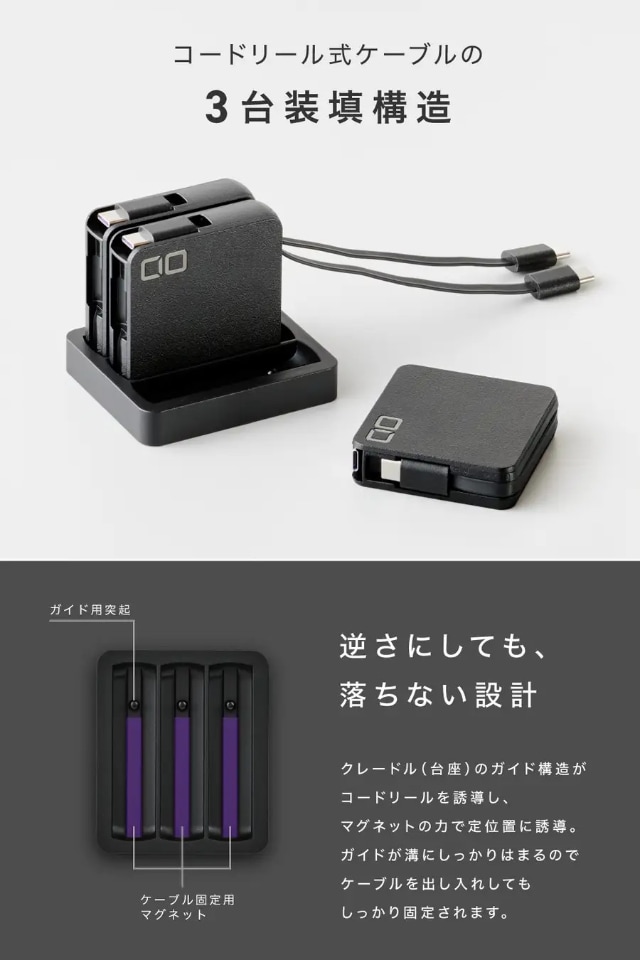 テーブルの下に設置できるケーブル収納システム「CIO ケルベロス」発売