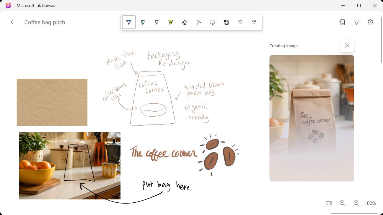Microsoft Ink Canvas