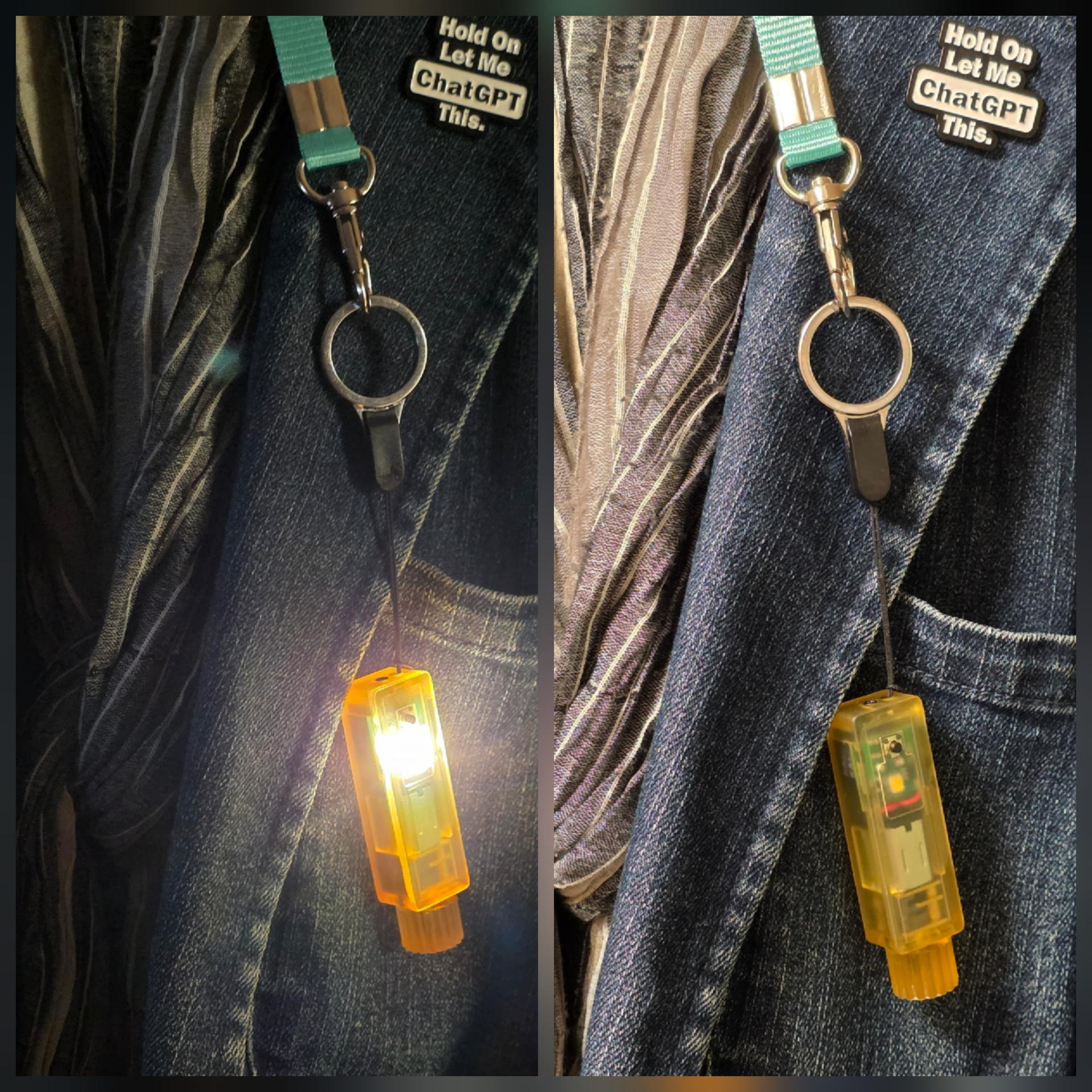 22gなら首から下げても負担はわずか。必要な電気は必要な時に自分で作る
