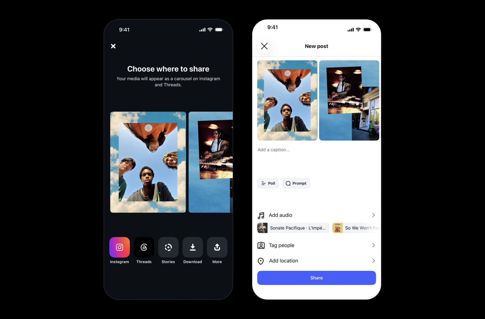 直接「Instagram」でシェア