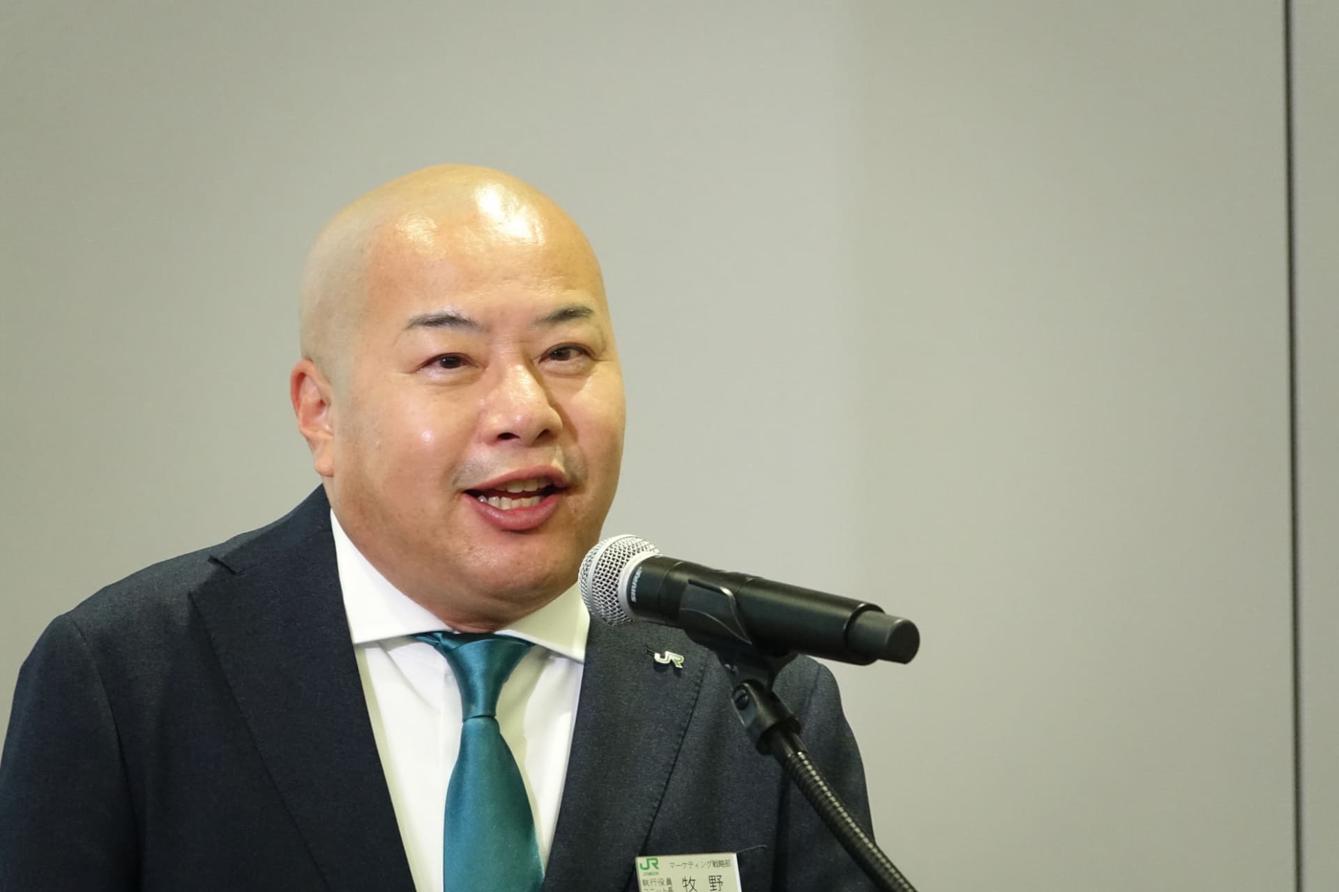 執行役員マーケティング戦略部Suica・決済基盤構築ユニット長の牧野達朗氏