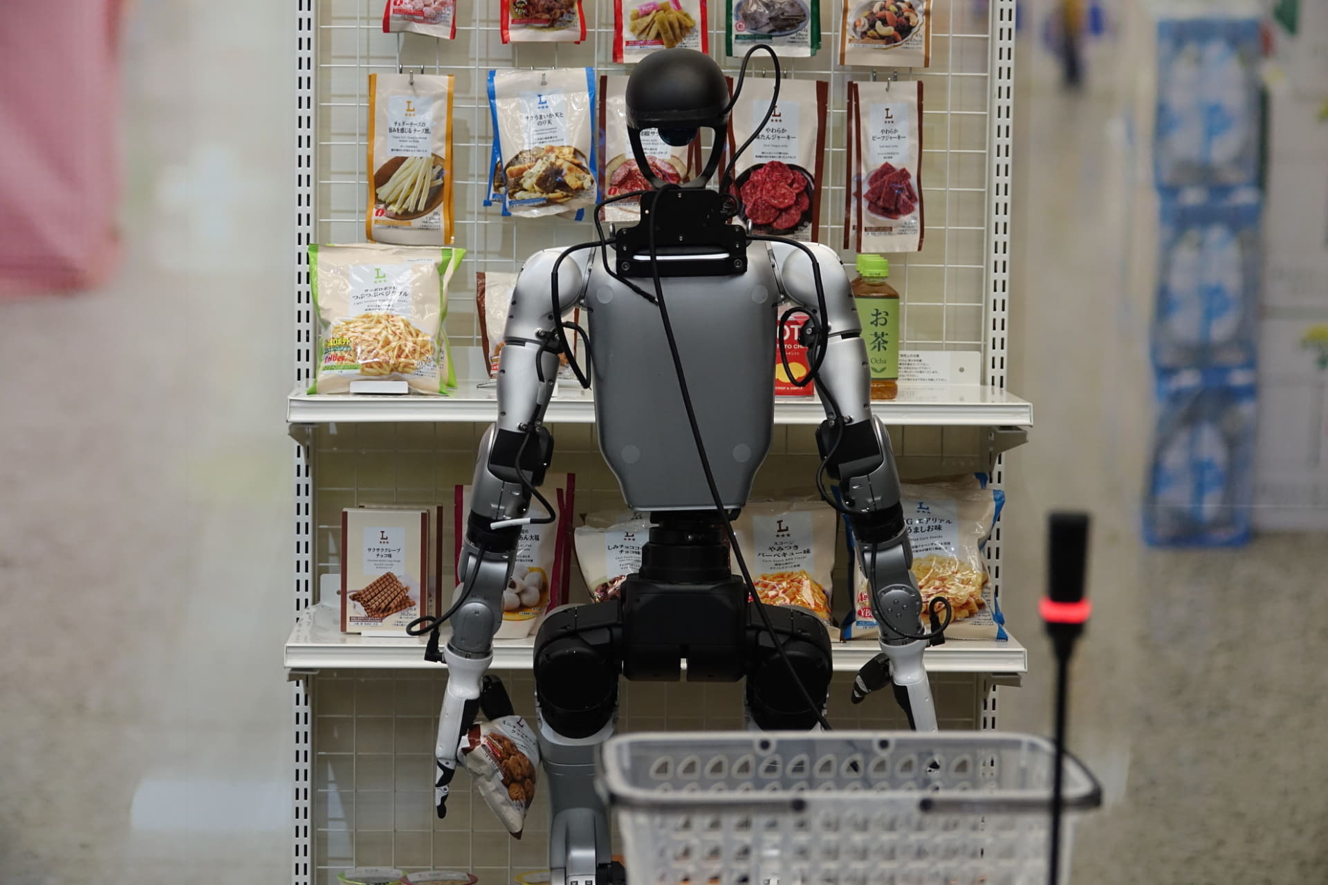 カメラ映像から注文品がどこにあるかを見つけ出してピックアップ