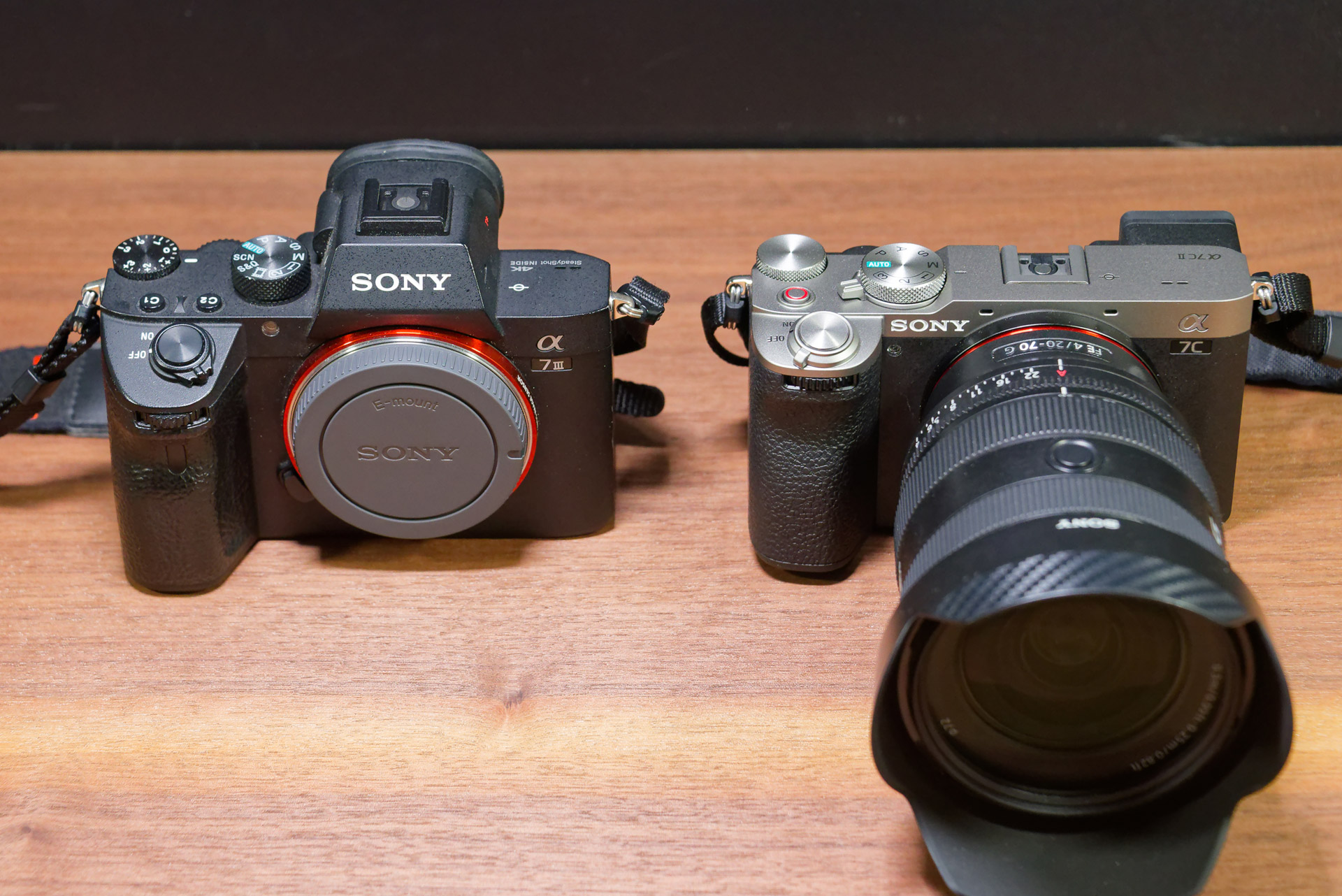 α7 III（左）からα7C II（右）へ