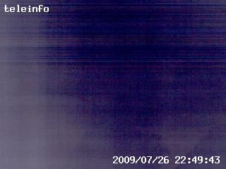 拙宅猫が頻繁に来るが昼も夜も少々暗い位置に、てれeにゃんこを設置した例。夜は暗くて全然写らないのであった。が、てれeにゃんこ自体は猫を感知している。