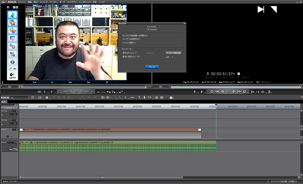 200万画素のQcamシリーズはなかなかの画質なので、映像素材撮影用に使うことも。動画編集ソフト<a href="http://www.thomson-canopus.jp/catalog/edius_pro/edius_pro5_index.php">EDIUS Pro</a>へ、ダイレクトに動画キャプチャできたりもする