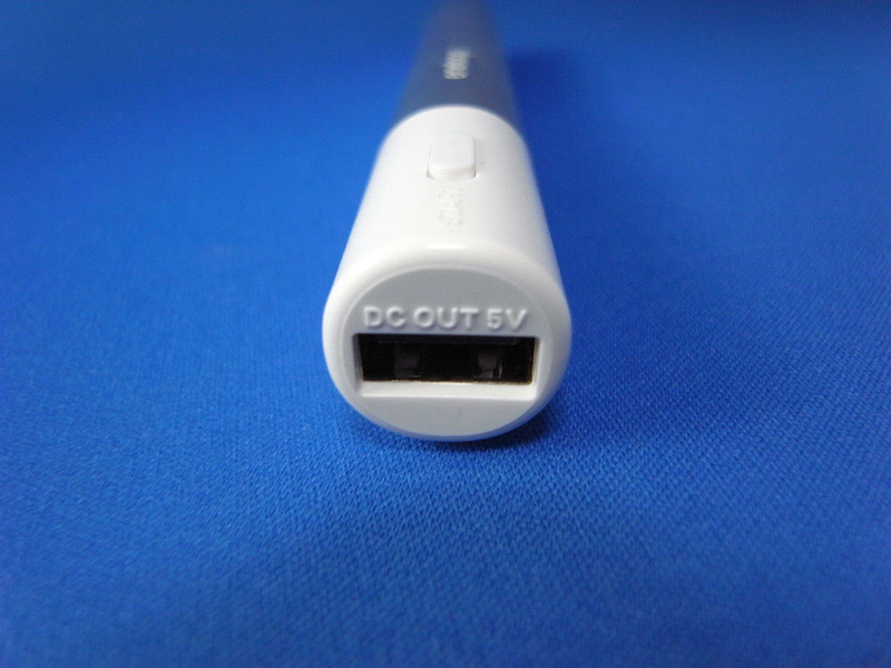 USB端子。規格はDC5V/500mAとなっている