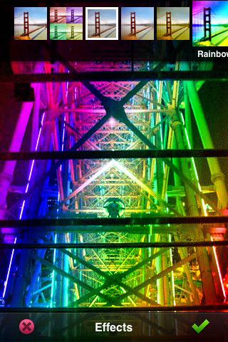 エフェクト適用画面
