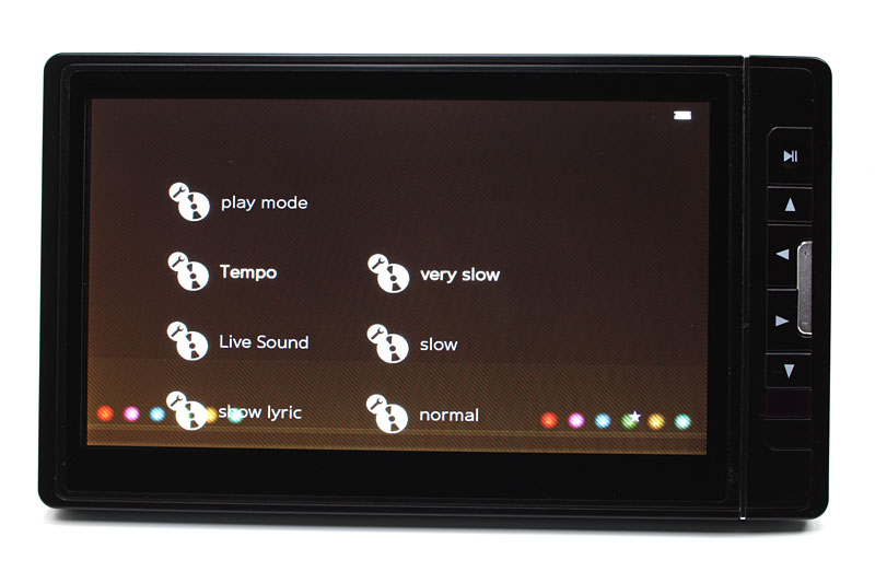 音程を変えずに曲の再生速度を変えることもできる