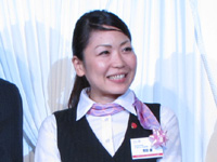 同じく奨励賞を受賞した丸の内店の吉田綾さん