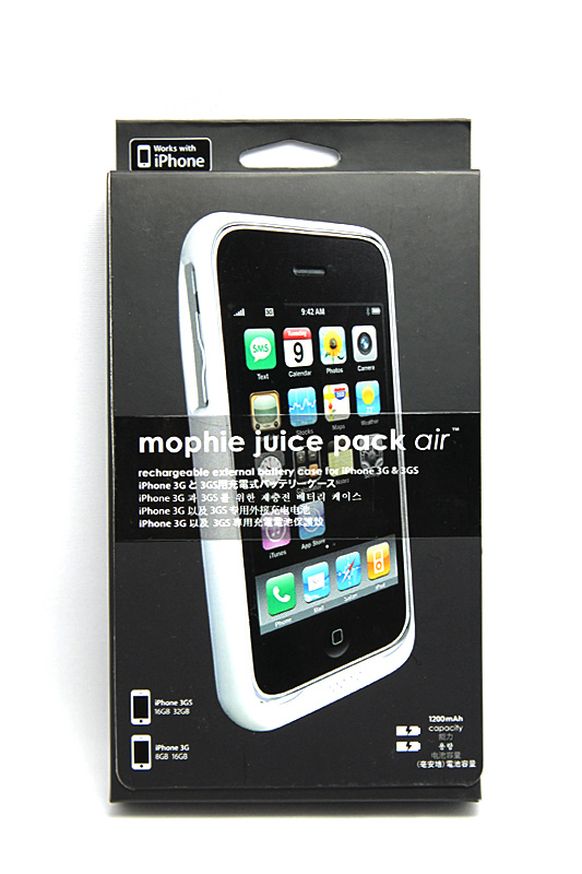 iPhoneを傷から守るプロテクターにもなる「Juice Pack Air iPhone 3G」