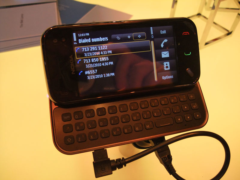 Oviコーナーに展示されていたN97