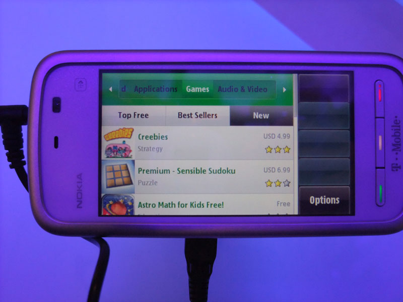 アプリを提供するOvi Store