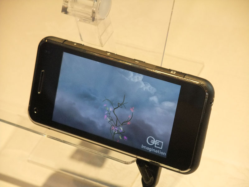 Android採用のリファレンスモデルでグラフィックスのデモ