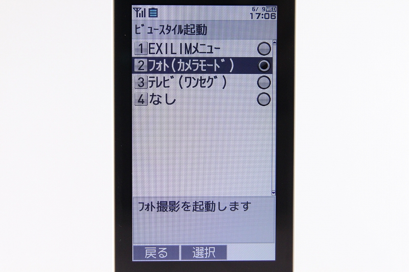ビュースタイル起動設定