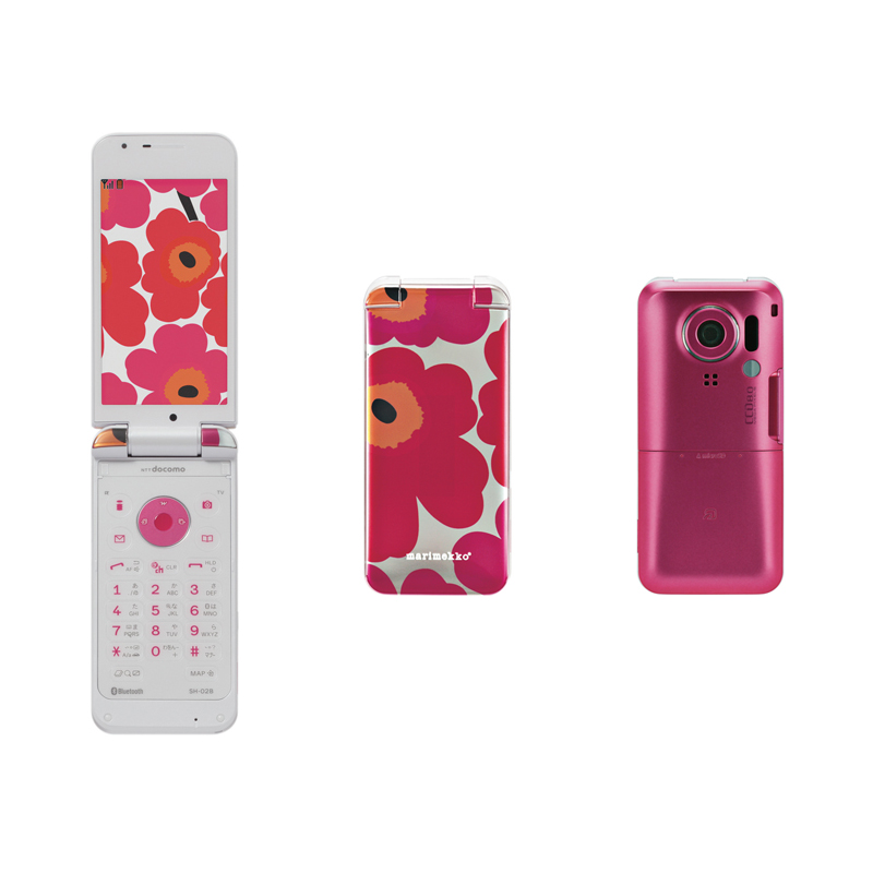 SH-02B marimekko（UNIKKO red）