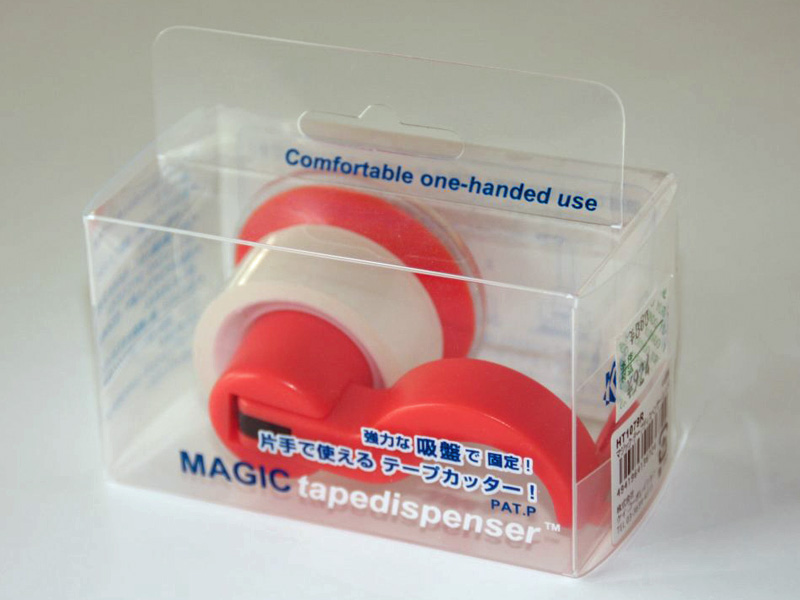 キャッチコピーは「片手で使えるテープカッター」