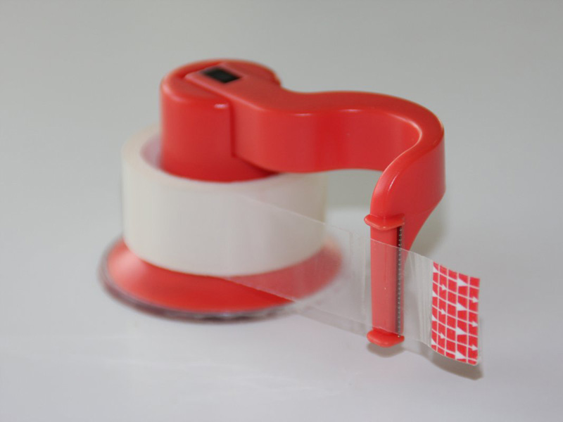 クネッとしたハンドルを折り曲げると確実に吸着する