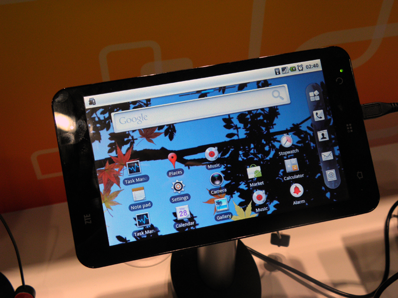 Android 2.1を採用したハイエンドタブレットの「V9」
