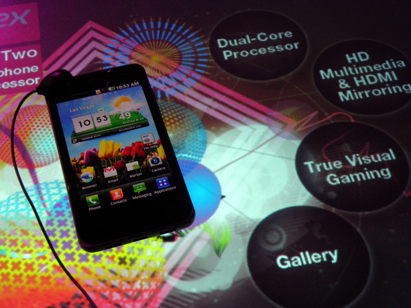 デュアルコアが特徴の「Optimus 2X」