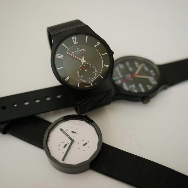 ブランド腕時計に必要な、個性と品質、一目でSKAGENとわかるデザイン特性を持っている