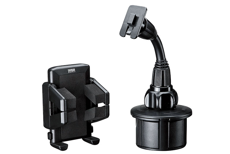 サンワサプライのドリンクホルダー固定型車載ホルダーCAR-HLD4BK