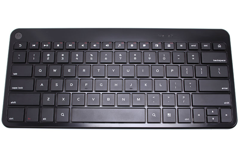 キー配列はこんな感じ。キーピッチはフルキーボードとほぼ同じ。英語配列モデルのみが発売される予定だ