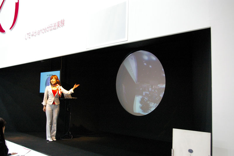 LTE-Advancedによる伝送実験