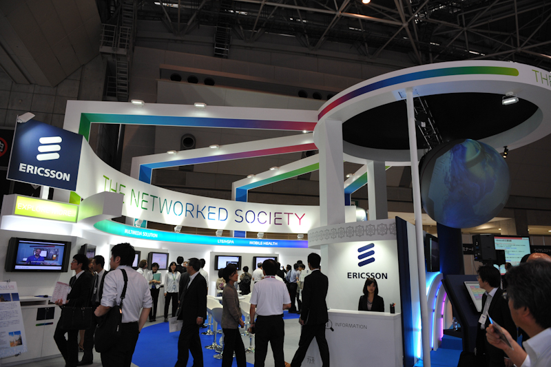 エリクソンのブース