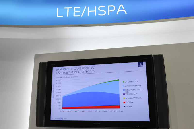 ハードウェアを展示してのデモはなかったが、LTEなどではインフラ側を提供する