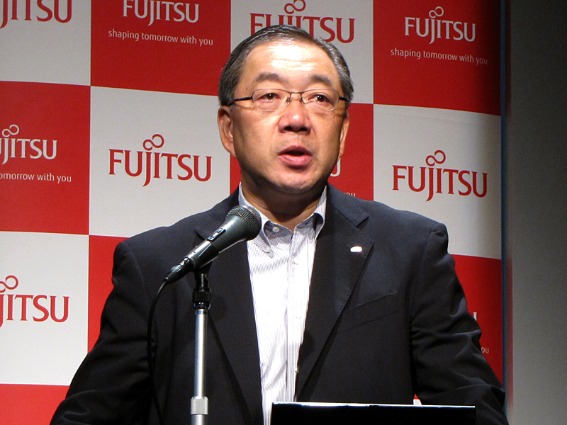 富士通 執行役員副社長の佐相秀幸氏
