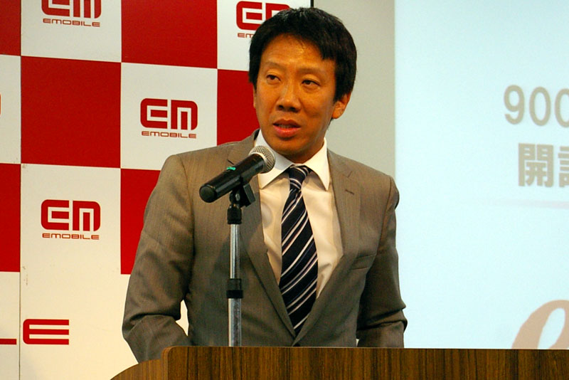 イー・アクセスのガン氏