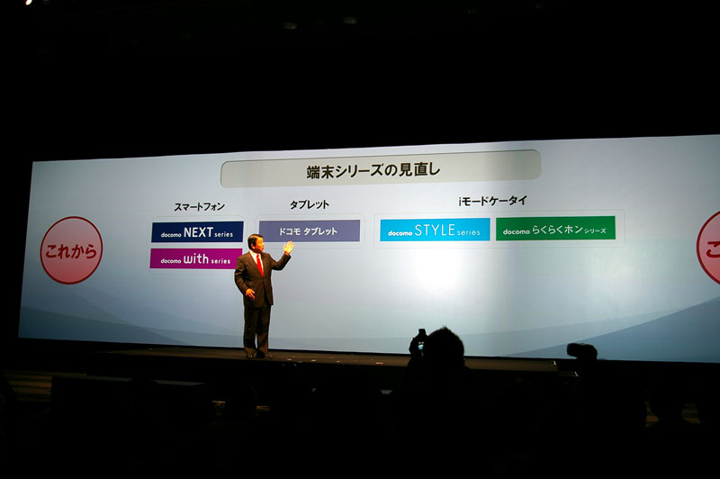端末ラインナップの分類を一新