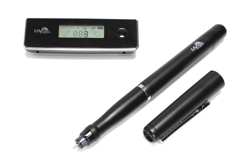 MVPenテクノロジーズの「MVPen EN301i」。iPhoneやiPadでも使えるデジタルペンで、メーカー価格は1万1800円
