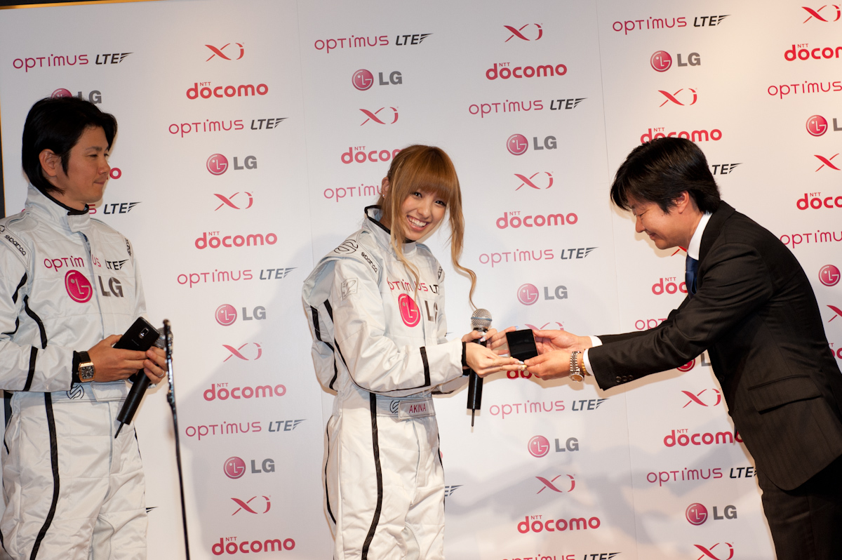 「Optimus LTE L-01D」がプレゼントされた
