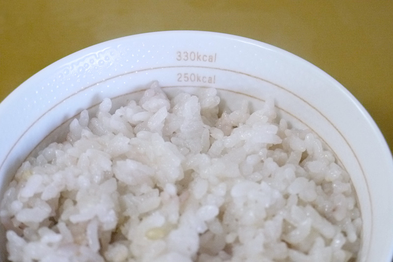 少量のつもりが、男性の1膳分だったらしい
