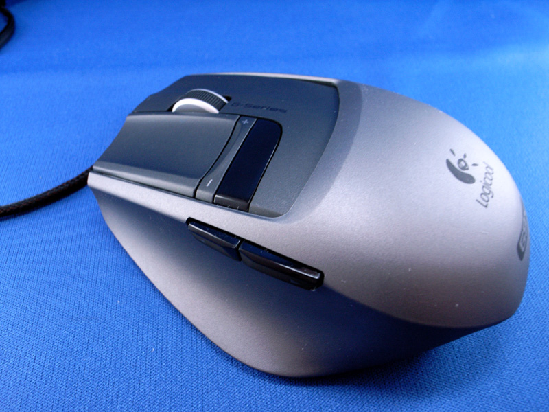 おとなしめのデザインで、ゲーム用には見えない「G9x Laser Mouse」