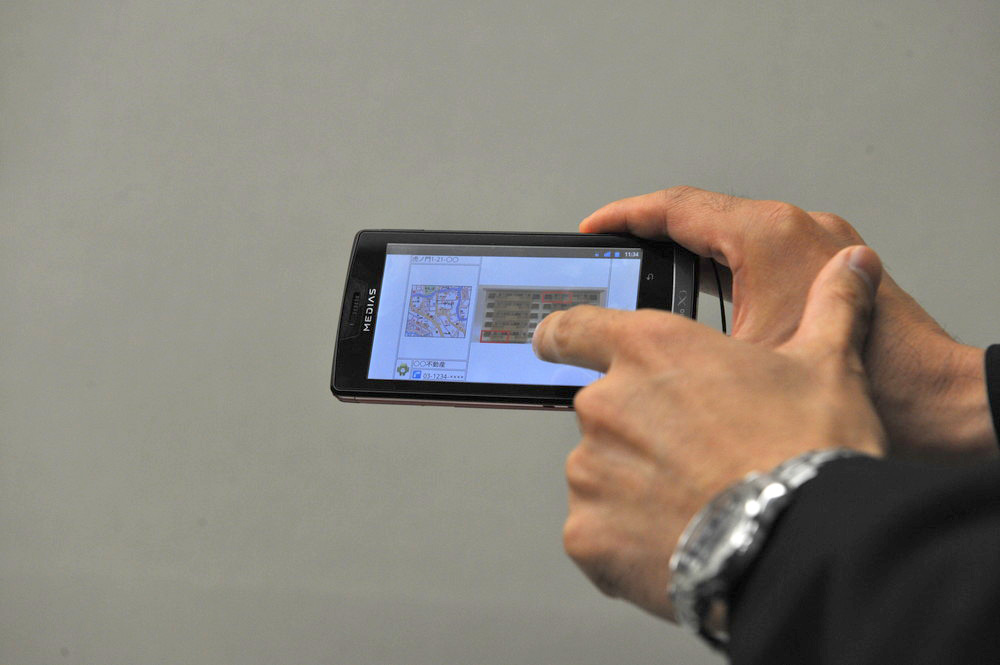 こちらはマンションの例。外観を撮影すると、空き部屋があるかどうかが表示された。外観の情報や空き部屋の情報はサービスプロバイダー側が予め用意しておく