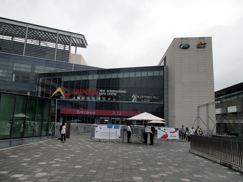 Mobile Asia Expoが開催されている上海の「SHANGHAI NEW INTERNATIONAL EXPO CENTER」