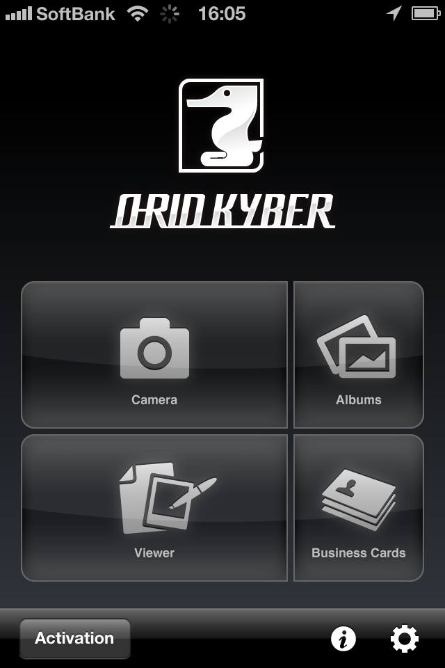 アプリ「KYBER」の「Business Cards」で取り込んだ名刺を閲覧する