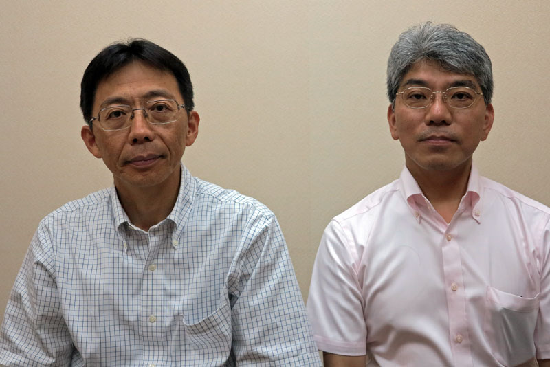 飯塚氏（左）と竹山氏（右）