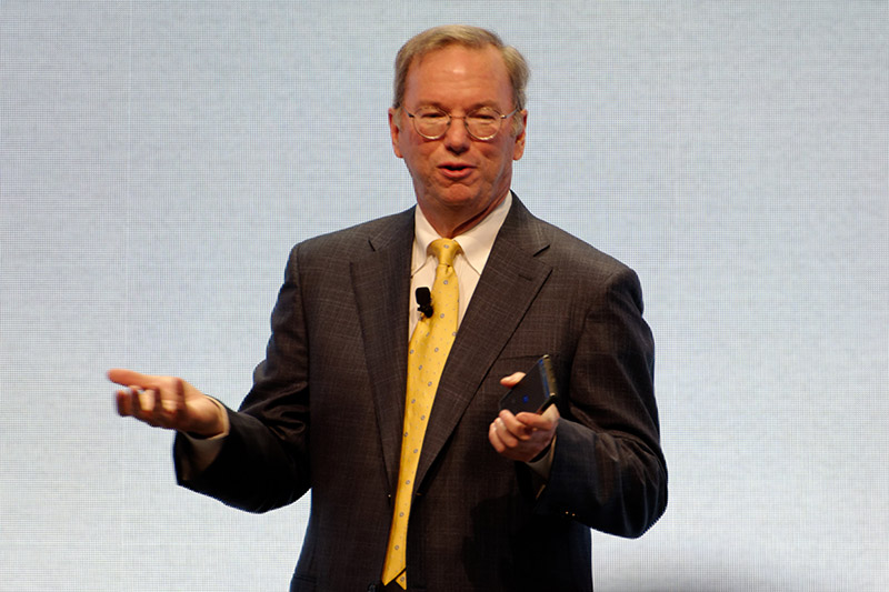 Google 会長 Eric Schmidt氏