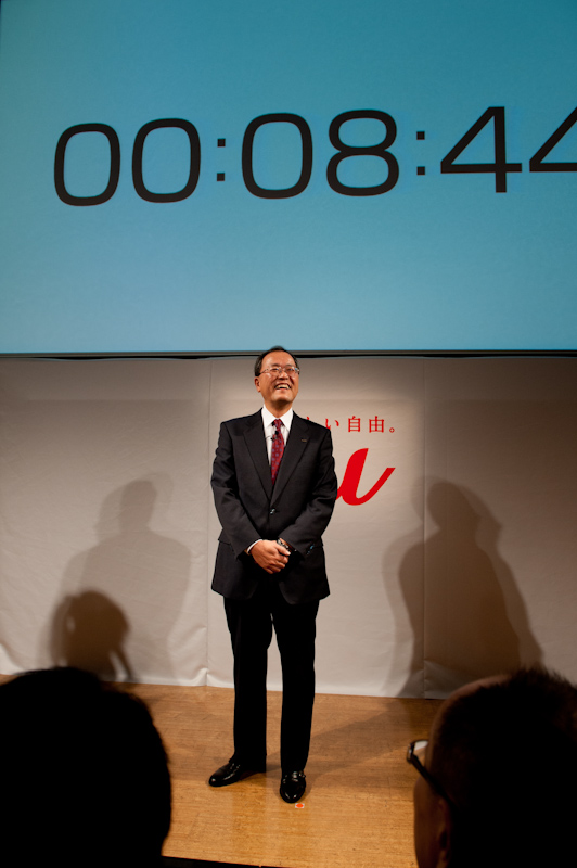 KDDI 代表取締役社長の田中孝司氏