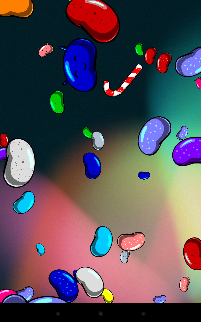 現在のNexus 7のAndroidバージョンは4.2.1。バージョン表示に隠されたイースターエッグも少し新しくなっている。ほとんどのAndroid端末は、バージョン常時を連打（数度ポポンと）すると、バージョンによって異なる画像が表示されたりして愉快なのでお試しあれ