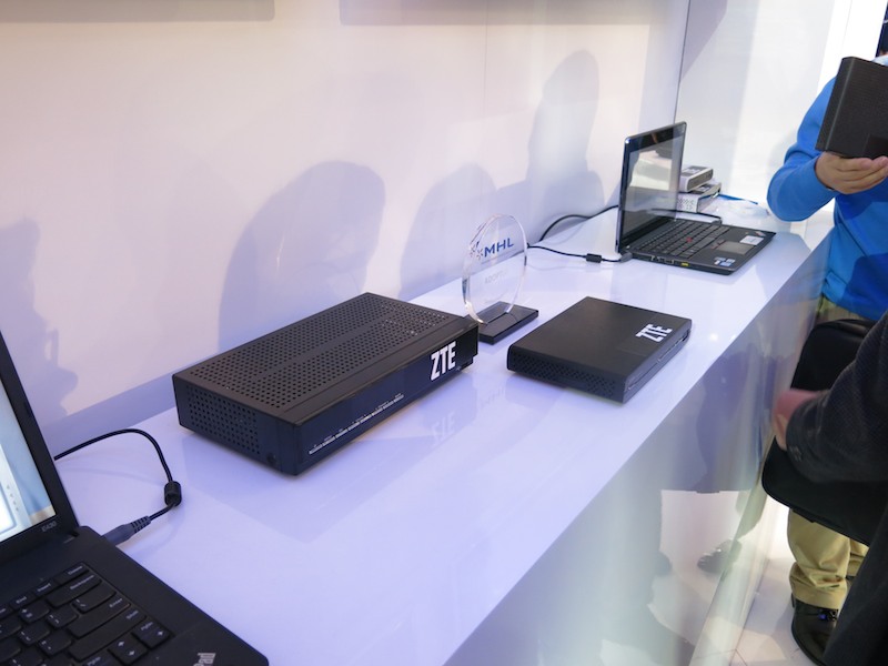 STBのような製品のも一部展示されていた