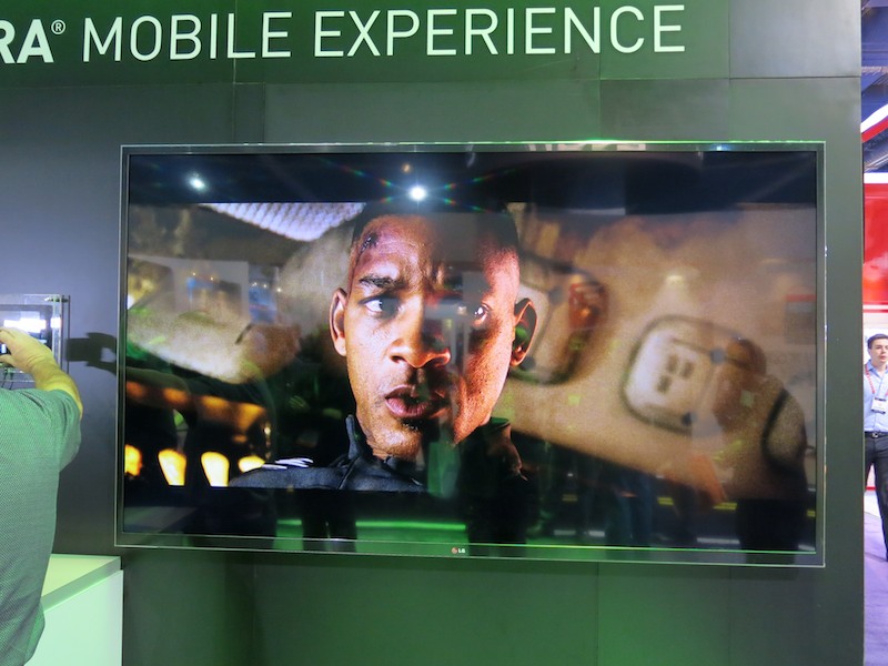 Tegra 4の性能デモとして4K動画が再生されていた