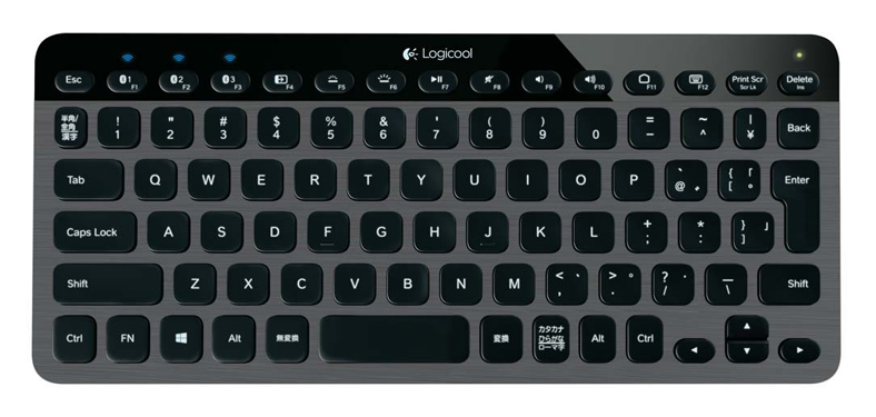 「ロジクール Bluetooth イルミネート キーボード k810」