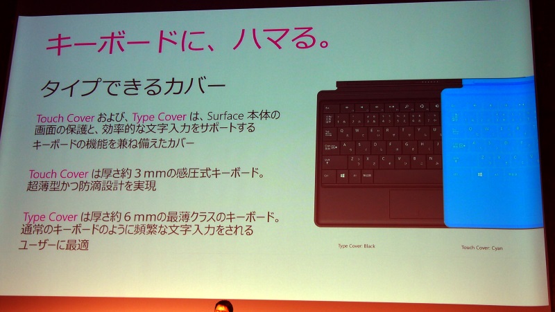 別売りのカバーはキーボードとしても使える