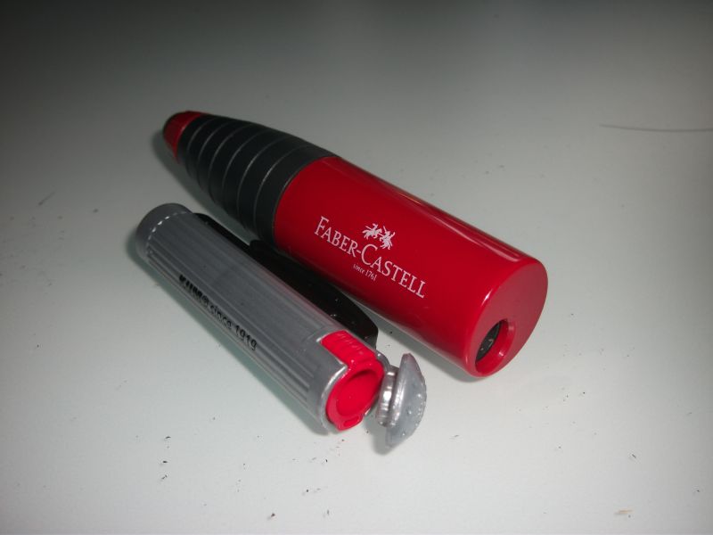 それぞれの鉛筆削り部はこんな感じ